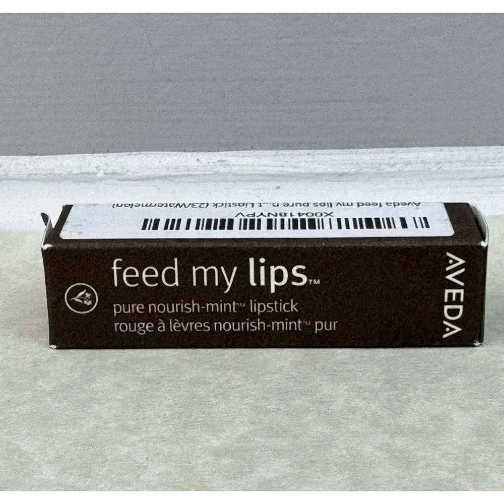 AVEDA Lipstick 23 Watermelon Feed My Lips Pure Nourish-Mint Long-Wearing Satin‎
